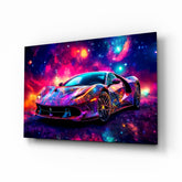 Ferrari Glass Wall Art || Designer Collection.